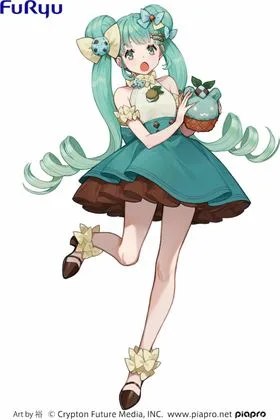 HATSUNE MIKU CHOCOLATE MINT FIGURA 17 CM HATSUNE MIKU SWEATSWEET SERIE FURYU