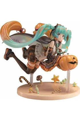 HATSUNE MIKU TRICK OR MIKU VER FIG 17 CM HATSUNE MIKU LEFT ILLUSTRATION