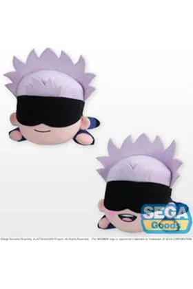 SATORU GOJO NORMAL & SMILING SET 2 PELUCHES 15 CM JUJUTSU KAISEN NESOBERI PLUSH