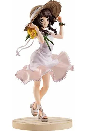 MEGUMIN SUNFLOWER ONE-PIECE DRESS FIG 26 CM KONO SUBARASHII SEKAI NI SYUKUFUKU  1/7 SCALE