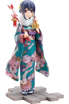 RIN SHIMA FURISODE FIGURA 21 CM LAID-BACK CAMP 1/7 SCALE