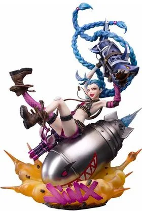 JINX FIGURA 34 CM LEAGUE OF LEGENDS 1/7 SCALE