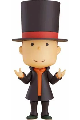 PROFESOR LAYTON FIGURA 10 CM LAYTON MYSTERY DETECTIVE AGENCY NENDOROID