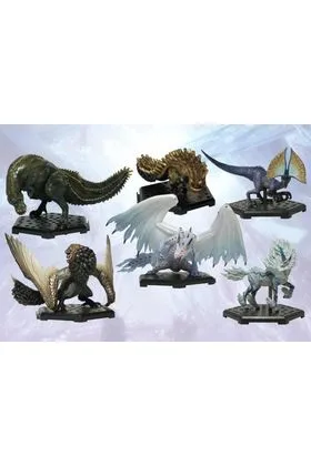 SET 6 FIGURAS 10-15 CM MONSTER HUNTER CAPCOM FIGURE BUILDER STD MODEL PLUS VOL.12