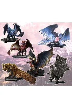 SET 6 FIGURAS 10-15 CM MONSTER HUNTER CAPCOM FIGURE BUILDER STD MODEL PLUS VOL.13