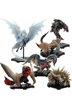 SET 6 FIGURAS 10-15 CM MONSTER HUNTER CAPCOM FIGURE BUILDER STD MODEL PLUS VOL.14