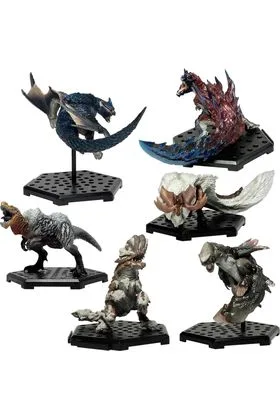 SET 6 FIGURAS 10-15 CM MONSTER HUNTER CAPCOM FIGURE BUILDER STD MODEL PLUS VOL.15