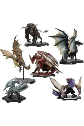 SET 6 FIGURAS 10-15 CM MONSTER HUNTER CAPCOM FIGURE BUILDER STD MODEL PLUS VOL.18