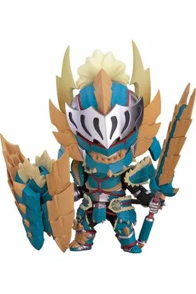 HUNTER MALE ZINOGRE ALPHA ARMOR VER. FIGURA 10 CM MONSTER HUNTER WORLD:ICEBORNE NENDOROID