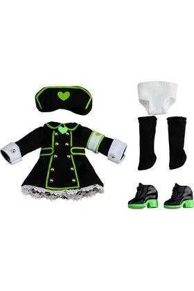 SET UNIFORME NEGRO ENFERMERA NENDOROID DOLL