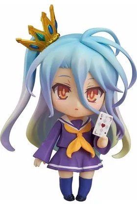 SHIRO FIGURA 10 CM NO GAME NO LIFE NENDOROID