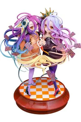 SHIRO & SCHWI FIGURA 22 CM NO GAME NO LIFE -ZERO- 1/7 SCALE