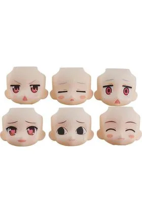CARAS INTERCAMBIABLES SET 6 UNIDADES 3.5 CM NON NON BIYORI NONSTOP NENDOROID MORE