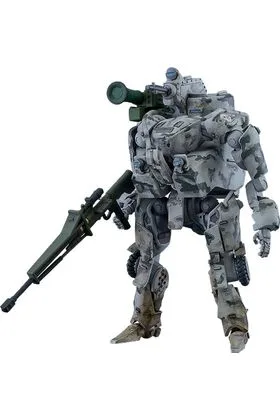 MILITARY ARMED EXOFRAME MODEL KIT FIGURA 8.5 CM MODEROID 1/35 OBSOLETE