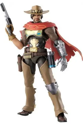McCREE FIGURA 15.5 CM OVERWATCH FIGMA RE-RUN