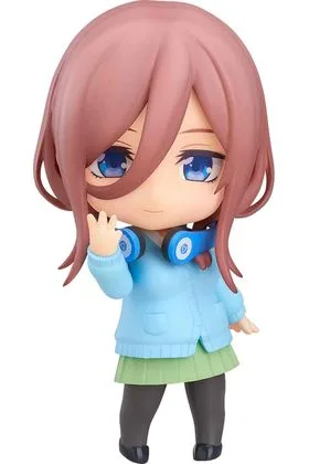 MIKU NAKANO FIGURA 10 CM THE QUINTESSENTIAL QUINTUPLETS NENDOROID
