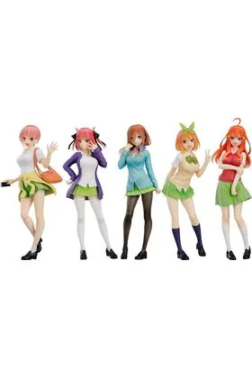 THE QUINTESSENTIAL QUINTUPLETS MOVIE SPECIAL SET 5 FIG 17 CM QUINTESSENTIAL QUINTUPLETS PO