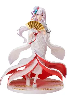 EMILIA SHIROMUKU FIGURA 25 CM RE:ZERO STARTING LIFE IN ANOTHER WORLD 1/7 SCALE