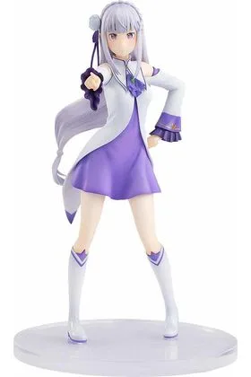 EMILIA FIGURA 17 CM RE:ZERO STARTING LIFE IN ANOTHER WORLD KADOKAWA COLLECTION LIGHT