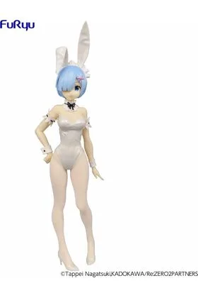 REM FIG WHITE PEARL COLOR VER 30 CM RE:ZERO STARTING LIFE IN ANOTHER WORLD BICUTE BUNNIES