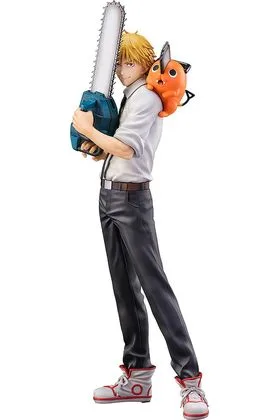 DENJI & POCHITA STATUE 24,5 CM CHAINSAW MAN 1/7 SCALE