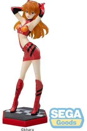 ASUKA SHIKINAMI LANGLEY PIT WALK FIG. 25 CM EVANGELION RACING LUMINASTA