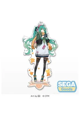 HATSUNE MIKU AUTUMN OUTING QIUZHANG VER. ACRYLIC STAND KEY CHAIN 14,5 CM HATSUNE