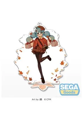 HATSUNE MIKU AUTUMN OUTING SUUROKU VER. ACRYLIC STAND KEY CHAIN 14,5 CM HATSUNE
