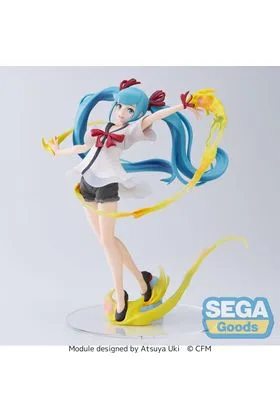 HATSUNE MIKU MEGA 39'S SHINY T.R VER. FIG. 22 CM HATSUNE MIKU  PROJECT DIVA FIGURIZMA