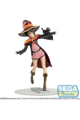MEGUMIN WITH CHOMUSUKE FIG. 22 CM KONOSUBA LUMINASTA