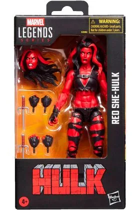 RED SHE-HULK FIGURA 15 CM HULK MARVEL LEGENDS SERIES