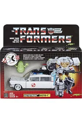 ECTOTRON TRANSFORMER FIG. 15 CM GHOSTBUSTERS X TRANSFORMERS COLLABORATIVE