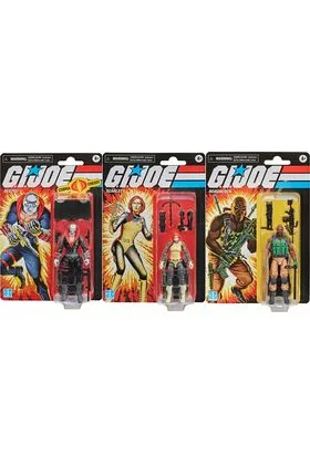 SURTIDO GIJOE 6 FIGURAS 12 CM GIJOE RETRO SERIES WAVE 2 - E88575L1