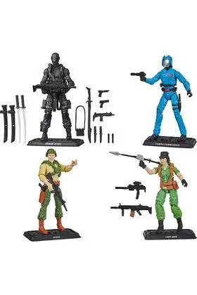 SURTIDO GIJOE 6 FIGURAS 12 CM GIJOE RETRO SERIES WAVE 3 - E88575L2