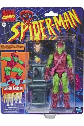 GREEN GOBLIN FIGURA 15 CM SPIDER-MAN MARVEL LEGENDS RETRO