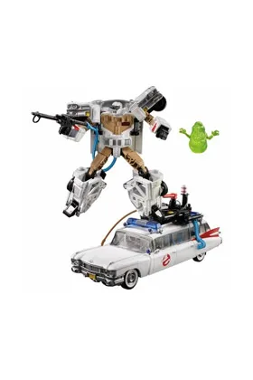 ECTOTRON / COCHE ECTO-1 FIGURA TRANSFORMERS / GHOSTBUSTERS FAN KIDULT E95565E0