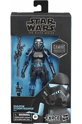SHADOW STORMTROOPER FIGURA 15 CM STAR WARS BLACK SERIES GAMING GREATS