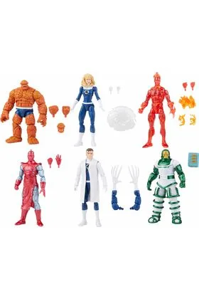 SURTIDO FANTASTIC FOUR 6 FIGURAS 15 CM MARVEL LEGENDS F01715L0