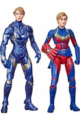 CAPTAIN MARVEL-RESCUE ARMOR PACK2 FIGURAS 15 CM THE INFINITY SAGA MARVEL LEGENDS F01905L0