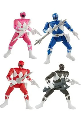 SURTIDO 8 FIGURAS 15 CM POWER RANGERS RETRO MORPH F02855L0