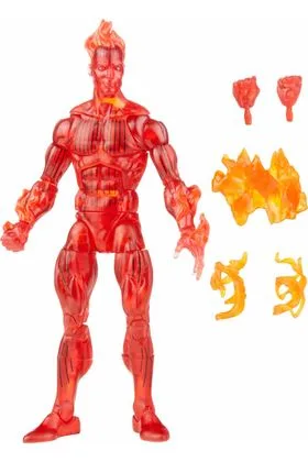 FLAME-ON HUMAN TORCH FIGURA 15 CM FANTASTIC FOUR MARVEL LEGENDS F03515L0