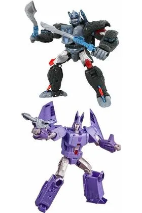 OPTIMUS PRIMAL+CYCLONUS FIGURA 18 CM TRANSFORMERS VOYAGER WAR FROM CYBERTRON F03655L00