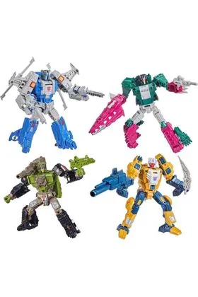 SURTIDO HEADMASTERS RETRO 4 FIGURAS TRANSFORMERS GEN DELUXE F09305L01