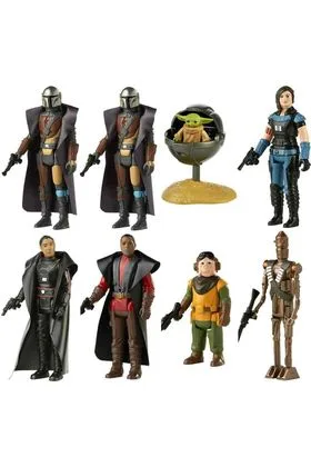S3 SURTIDO RETRO 8 FIGURAS STAR WARS MANDO MONDAYS F09375L0
