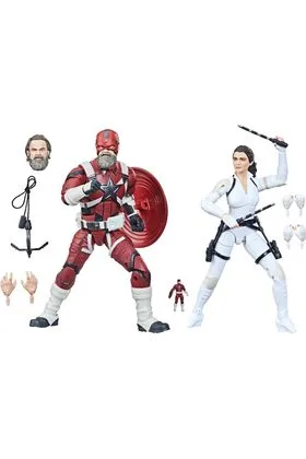 SET RED GUARDIAN + MELINA FIGURA 15 CM MARVEL LEGENDS SERIES BLACK WIDOW F11295L0