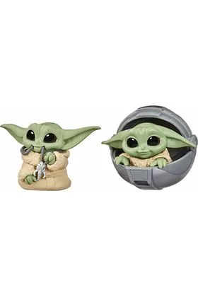 PACK THE CHILD BABY YODA COLGANTE+CUNA SET 2 FIGURAS 5,5CM STAR WARS THE BOUNTY COLLECTION