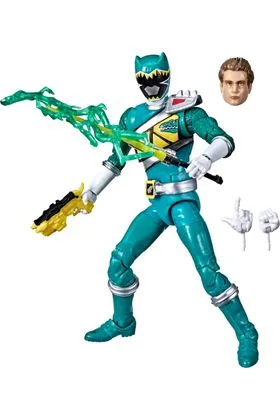 GREEN RANGER MERCURY FIG 15 CM POWER RANGERS DINO CHARGE LIGHTNING COLLECTION F2059AS0