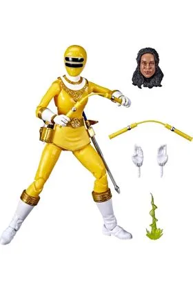 YELLOW RANGER VENUS FIGURA 15 CM POWER RANGERS ZEO P.R. LIGHTNING COLLECTION F2060AS0