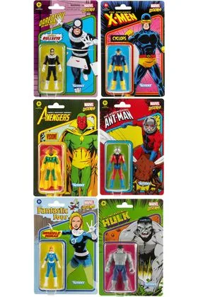 MARVEL LEGENDS RETRO SURTIDO 8 FIGURAS 9.5 CM MARVEL LEGENDS F26485L02