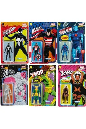 MARVEL LEGENDS RETRO SURTIDO 8 FIGURAS 9.5 CM MARVEL LEGENDS F26485L03